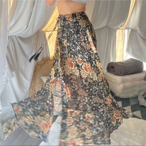 Floral Maxi Skirt